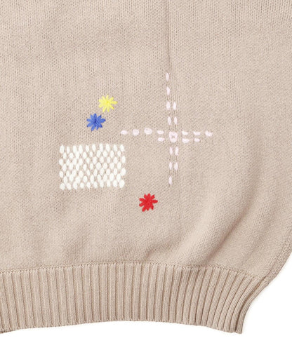 手工縫線設計 針織開衫 HAND STITCH CARDIGAN