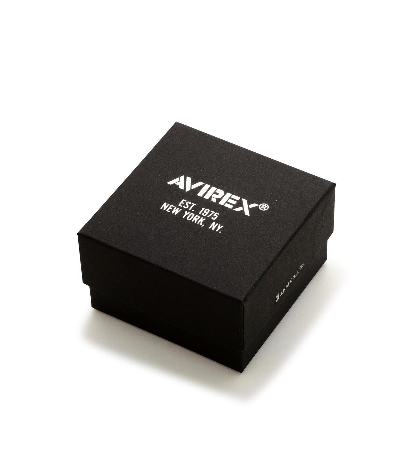 組合材質圖章戒指 AVIREX by J.H.M CO.,LTD. “USN”款