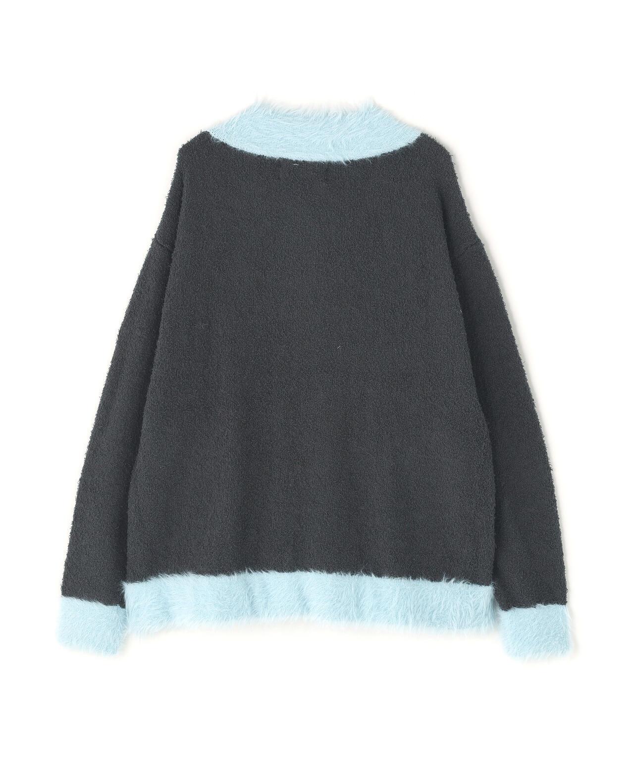 amok アモク COLLARLESS KNIT JACKET 無領針織外套