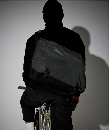 PACKING BLACK REFLECTIVE MESSENGER 反光設計 郵差包