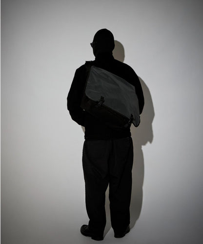 PACKING BLACK REFLECTIVE MESSENGER 反光設計 郵差包