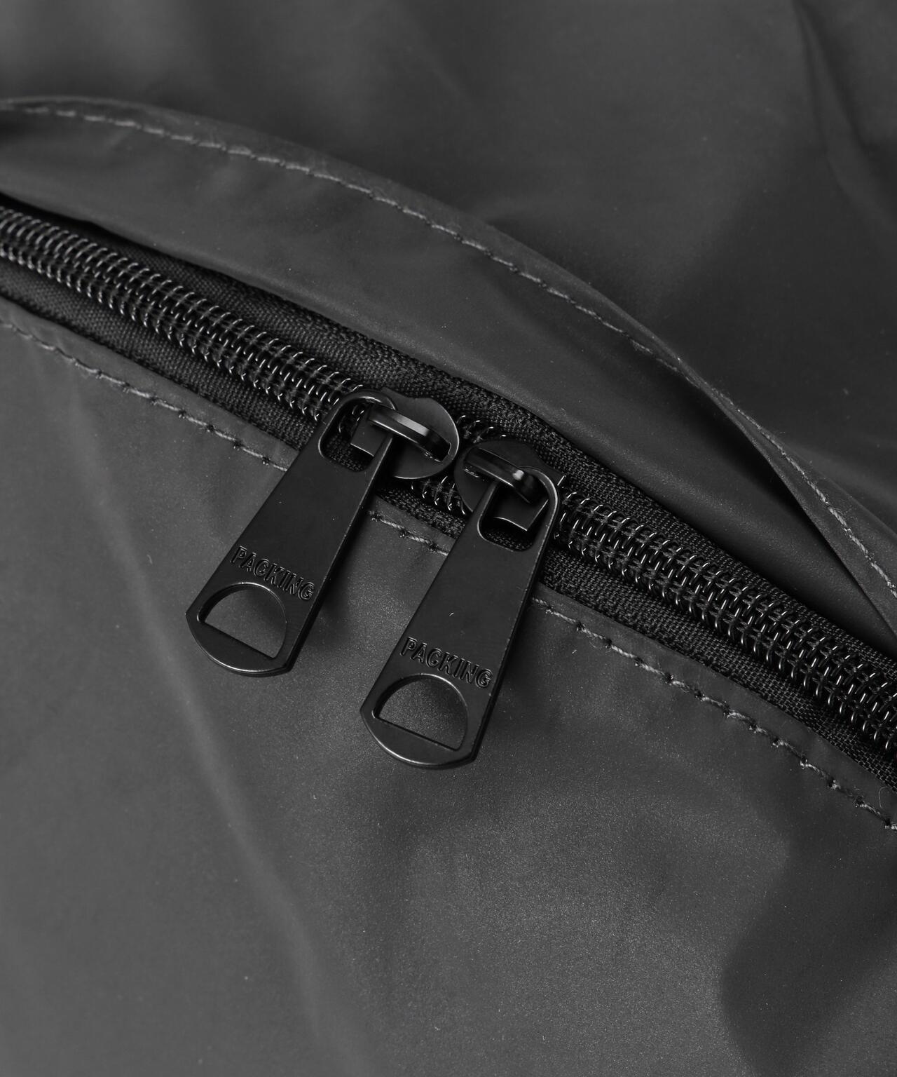 PACKING BLACK REFLECTIVE BACKPACK 反光雙肩包