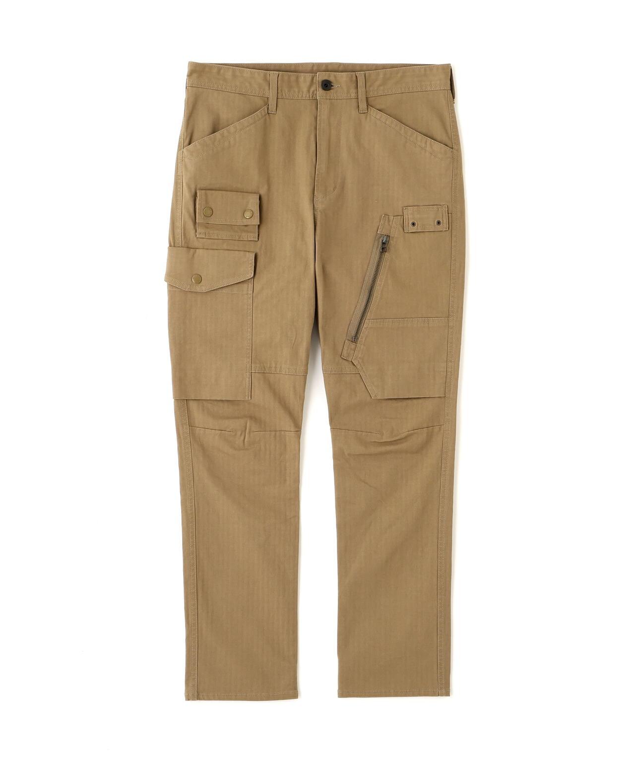 STRETCH HERRINGBONE CARGO PANTS 褲子