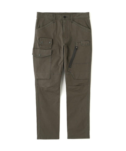 STRETCH HERRINGBONE CARGO PANTS 褲子