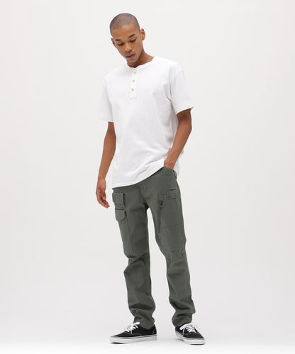 STRETCH HERRINGBONE CARGO PANTS 褲子