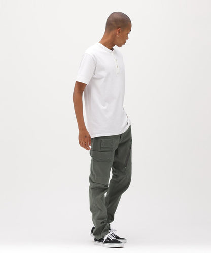 STRETCH HERRINGBONE CARGO PANTS 褲子
