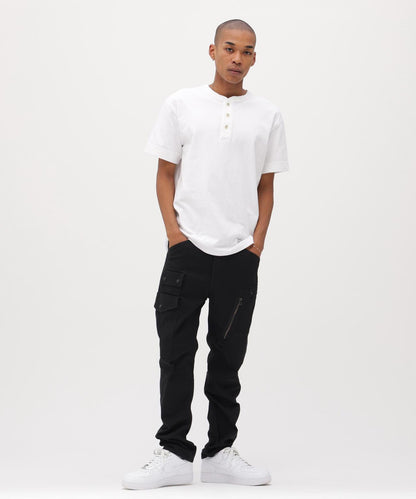STRETCH HERRINGBONE CARGO PANTS 褲子