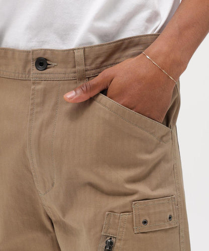STRETCH HERRINGBONE CARGO PANTS 褲子