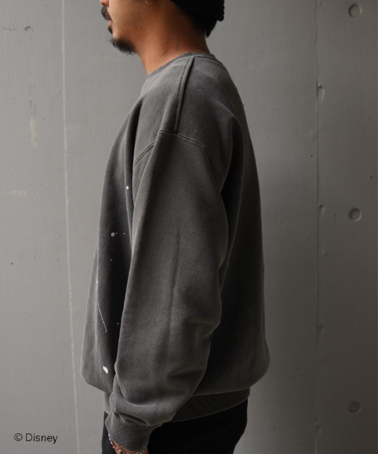 聯名水洗做舊米奇印花衛衣 UNISEX