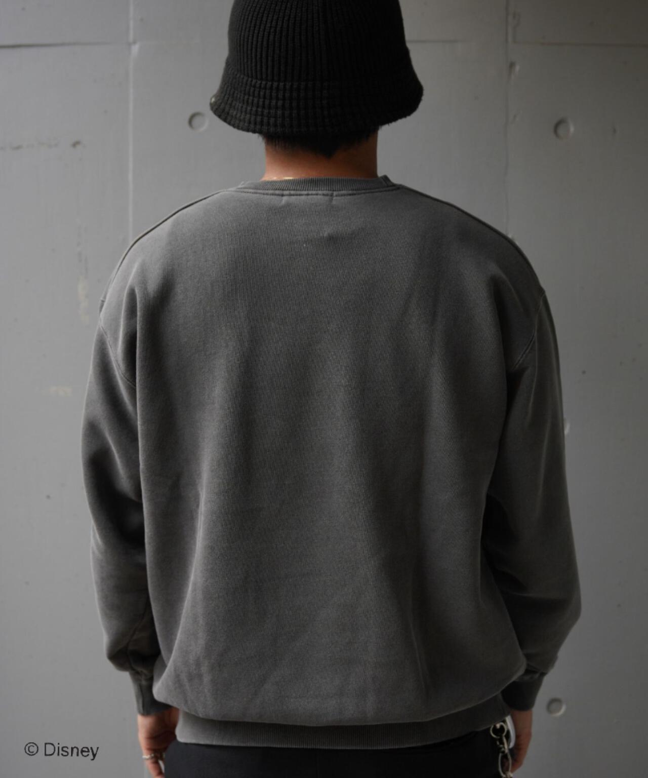 聯名水洗做舊米奇印花衛衣 UNISEX