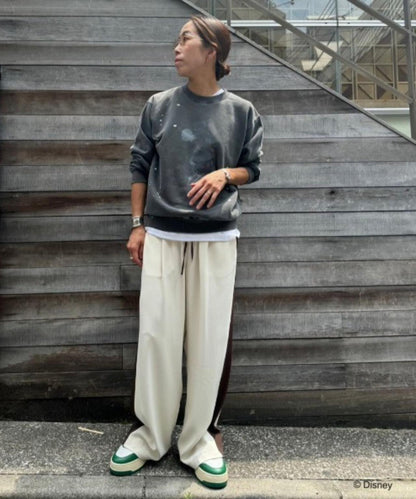 聯名水洗做舊米奇印花衛衣 UNISEX