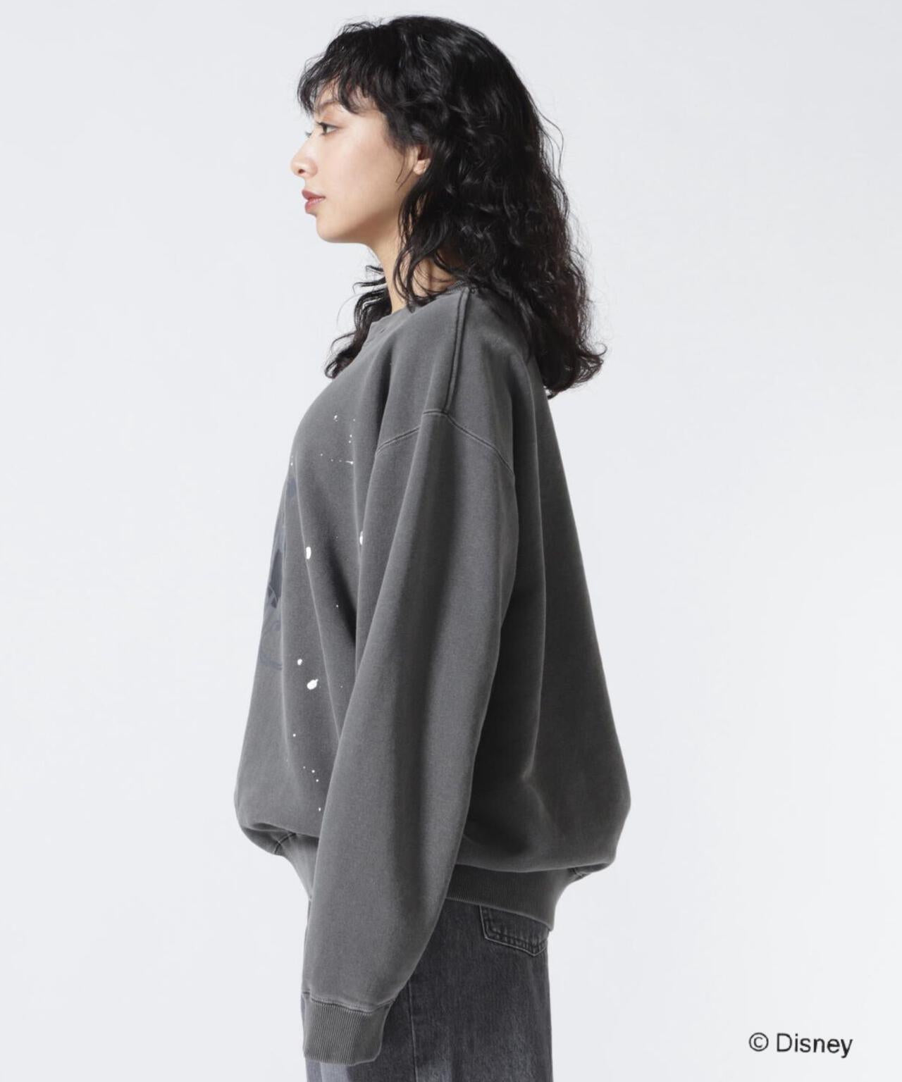 聯名水洗做舊米奇印花衛衣 UNISEX