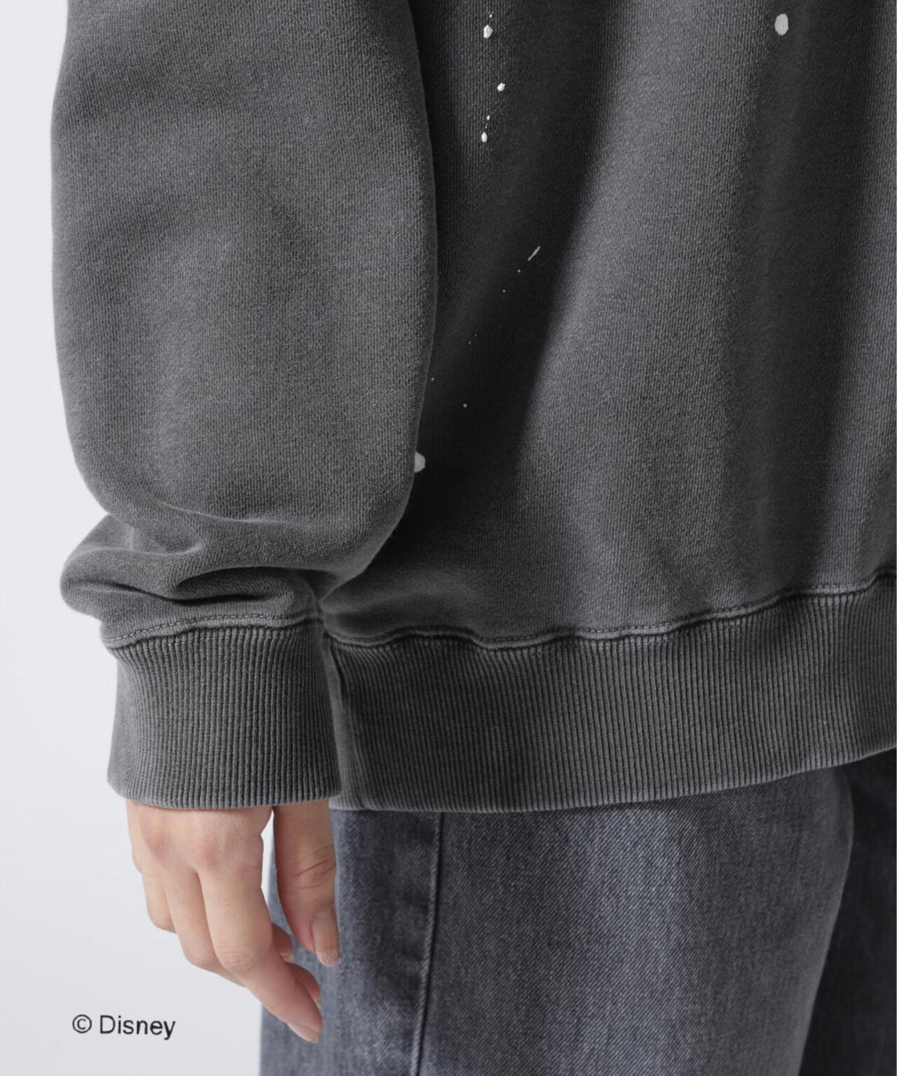聯名水洗做舊米奇印花衛衣 UNISEX