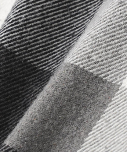 FLANNEL DAMAGE SHIRTS BLOCK 法蘭絨做舊襯衫