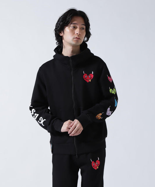 maxsix ONI HEART ZIP PARKA 拉鍊連帽衛衣