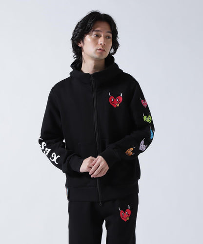 maxsix ONI HEART ZIP PARKA 拉鍊連帽衛衣