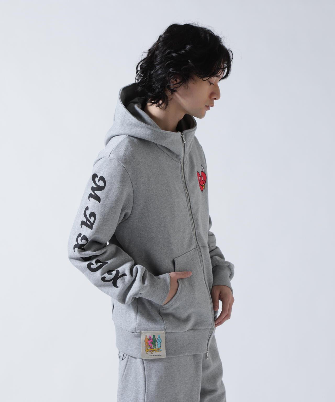 maxsix ONI HEART ZIP PARKA 拉鍊連帽衛衣