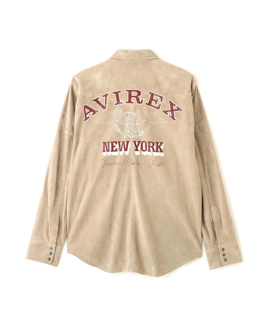 GOAT SUEDE WESTERN SHIRT 山羊麂皮西部風襯衫