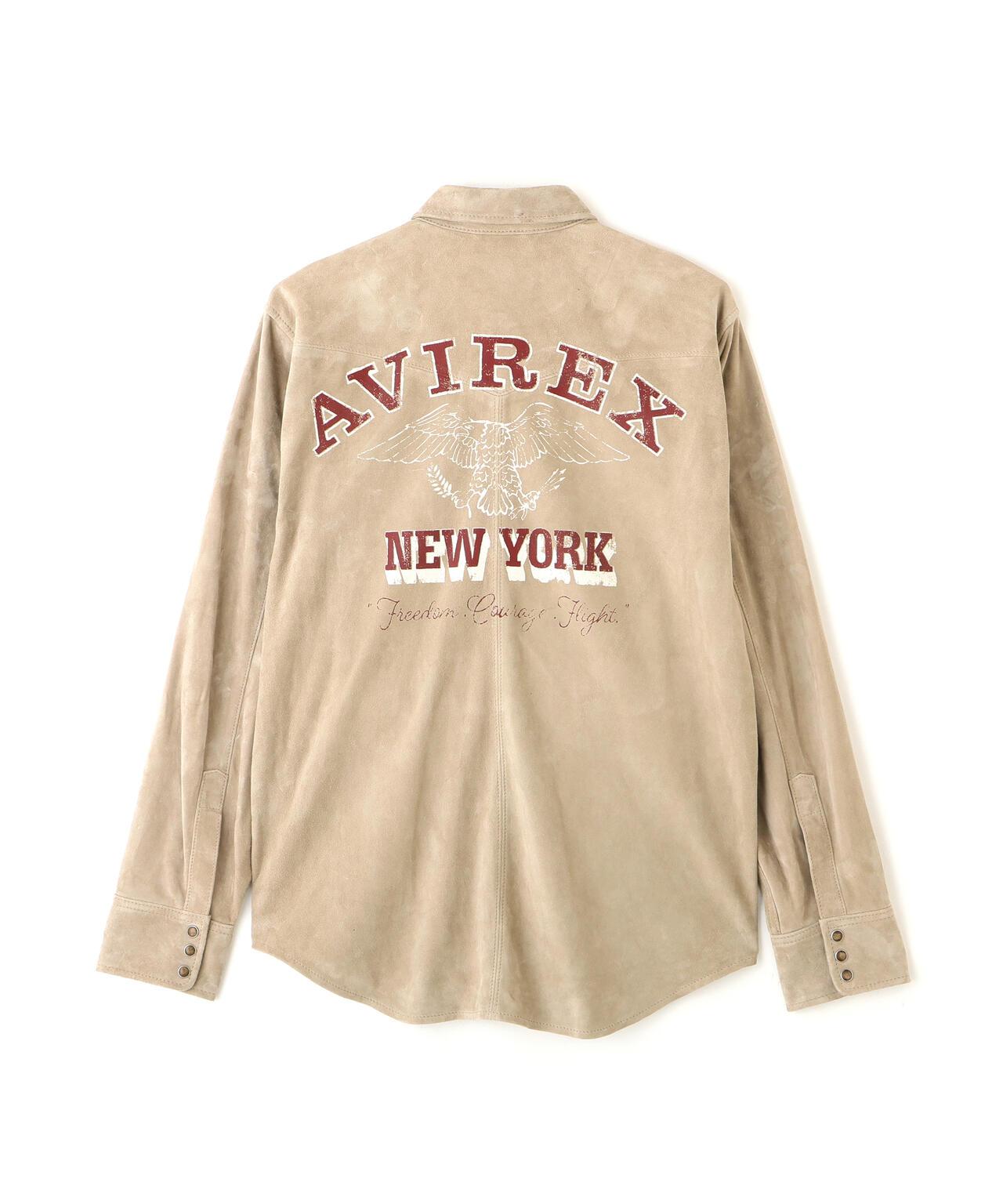 GOAT SUEDE WESTERN SHIRT 山羊麂皮西部風襯衫