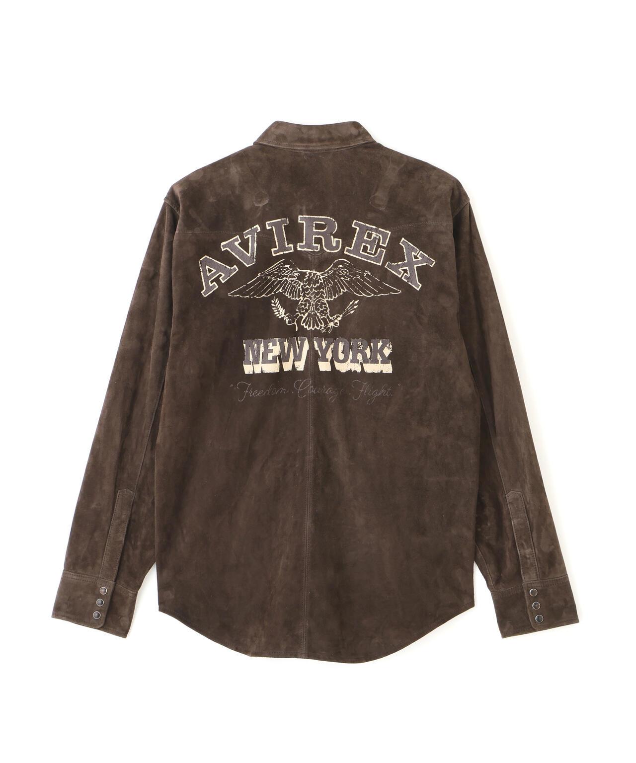 GOAT SUEDE WESTERN SHIRT 山羊麂皮西部風襯衫