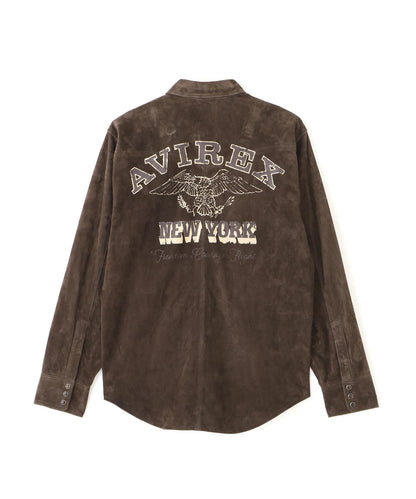 GOAT SUEDE WESTERN SHIRT 山羊麂皮西部風襯衫