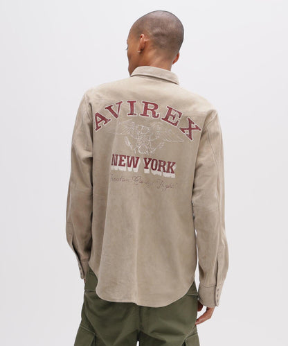 GOAT SUEDE WESTERN SHIRT 山羊麂皮西部風襯衫
