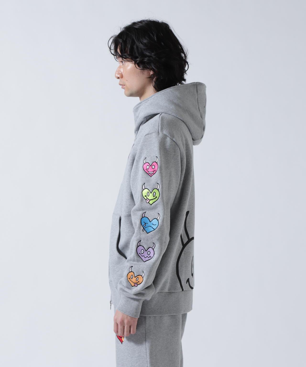 maxsix ONI HEART ZIP PARKA 拉鍊連帽衛衣