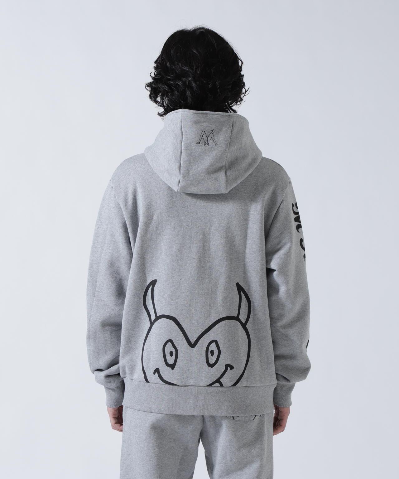 maxsix ONI HEART ZIP PARKA 拉鍊連帽衛衣