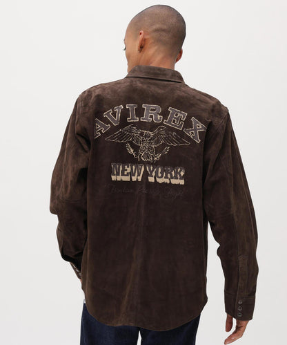 GOAT SUEDE WESTERN SHIRT 山羊麂皮西部風襯衫