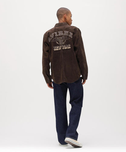 GOAT SUEDE WESTERN SHIRT 山羊麂皮西部風襯衫