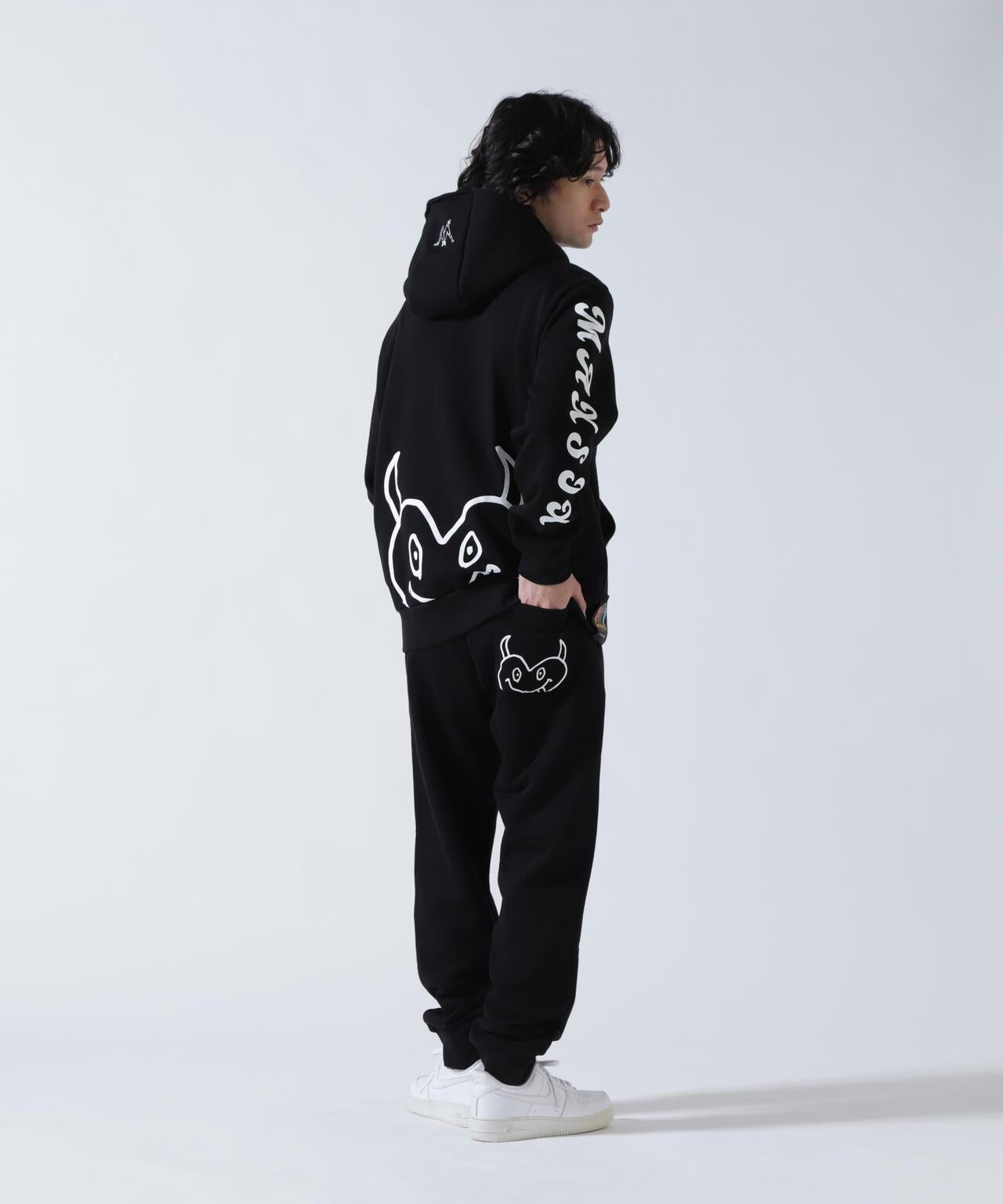 maxsix ONI HEART ZIP PARKA 拉鍊連帽衛衣