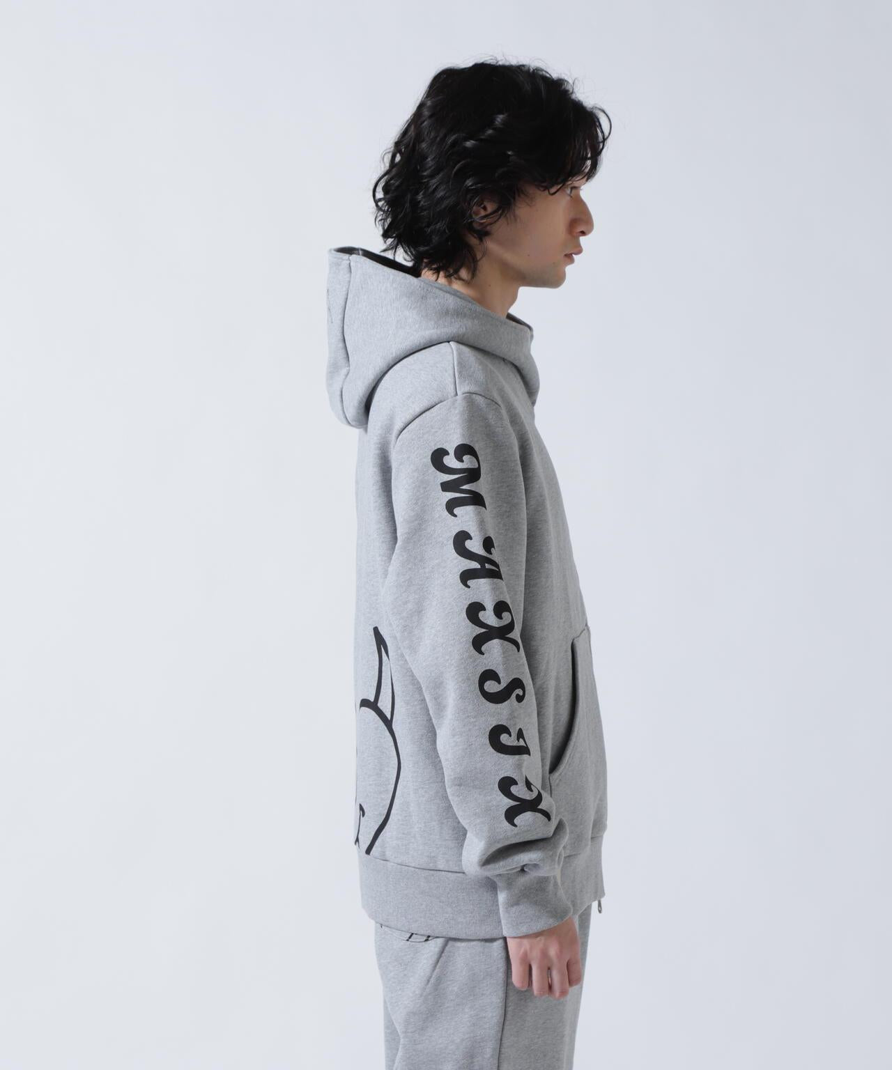 maxsix ONI HEART ZIP PARKA 拉鍊連帽衛衣