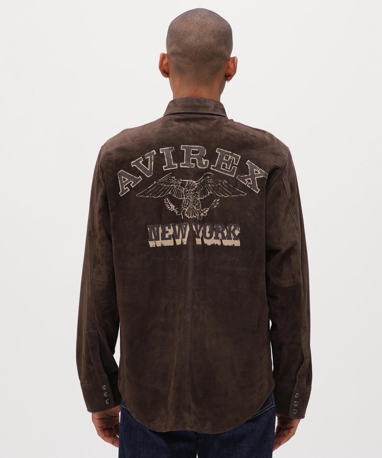 GOAT SUEDE WESTERN SHIRT 山羊麂皮西部風襯衫