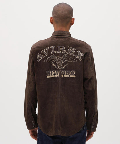 GOAT SUEDE WESTERN SHIRT 山羊麂皮西部風襯衫