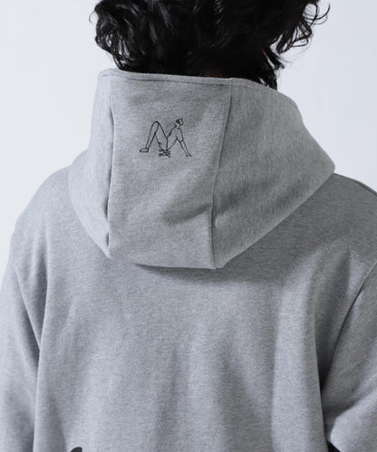 maxsix ONI HEART ZIP PARKA 拉鍊連帽衛衣
