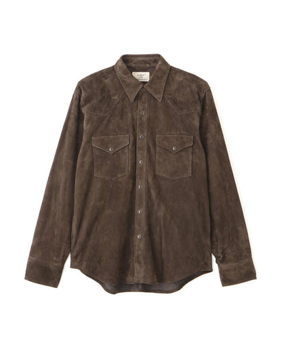 GOAT SUEDE WESTERN SHIRT 山羊麂皮西部風襯衫