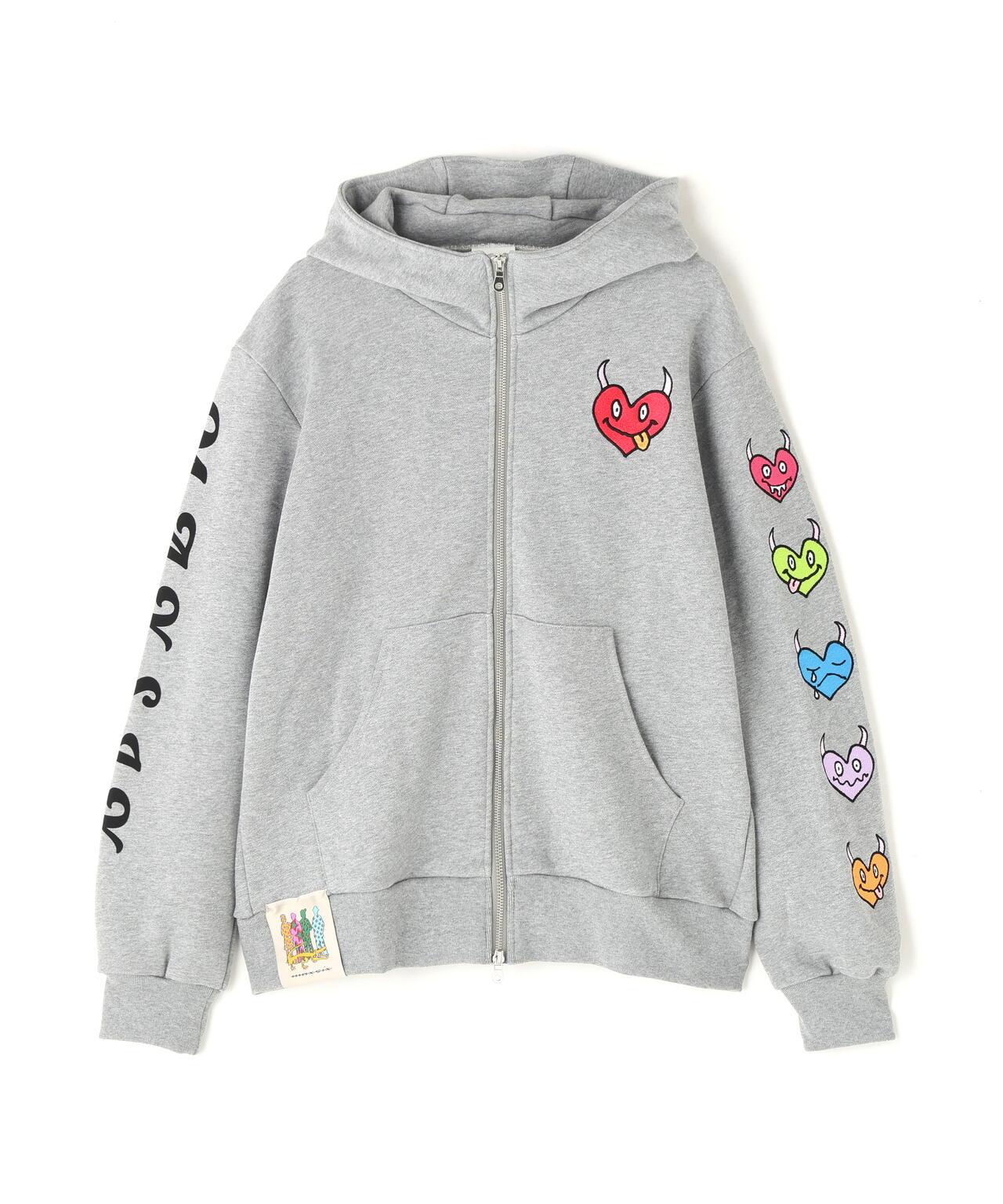 maxsix ONI HEART ZIP PARKA 拉鍊連帽衛衣