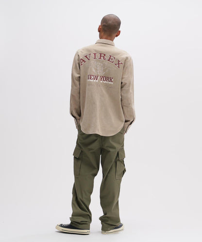 GOAT SUEDE WESTERN SHIRT 山羊麂皮西部風襯衫