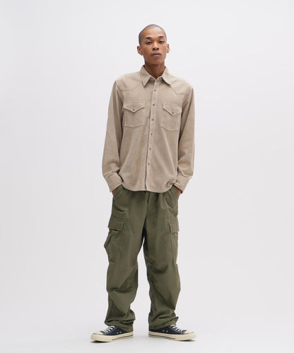 GOAT SUEDE WESTERN SHIRT 山羊麂皮西部風襯衫