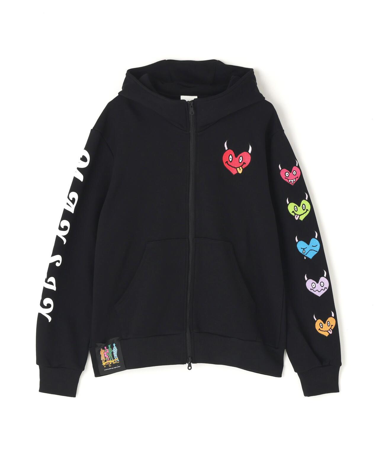 maxsix ONI HEART ZIP PARKA 拉鍊連帽衛衣