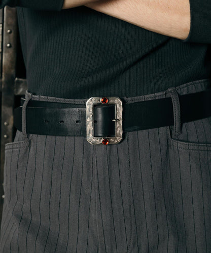 TWO STONES BUCKLE BELT 雙石扣設計腰帶