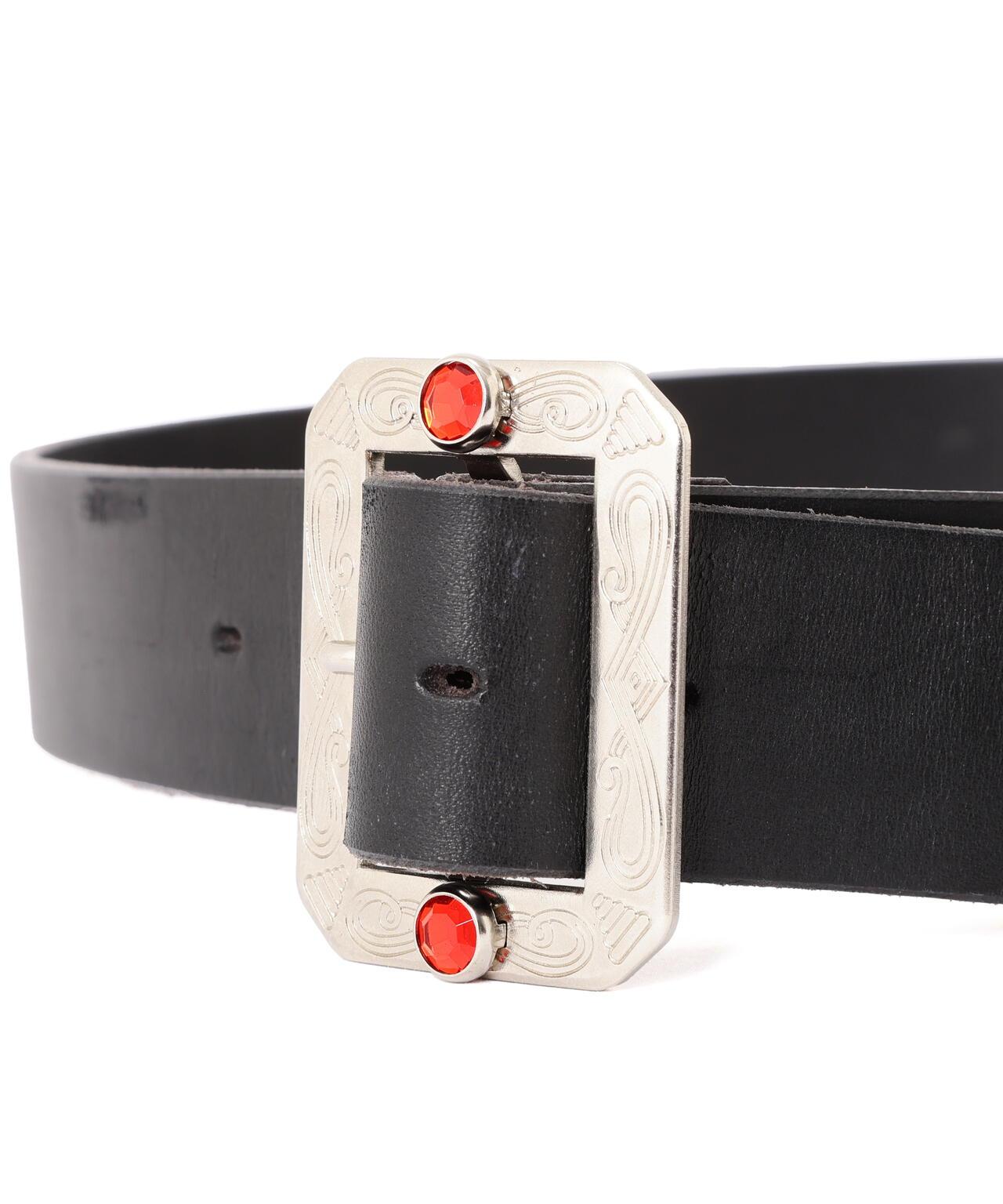 TWO STONES BUCKLE BELT 雙石扣設計腰帶
