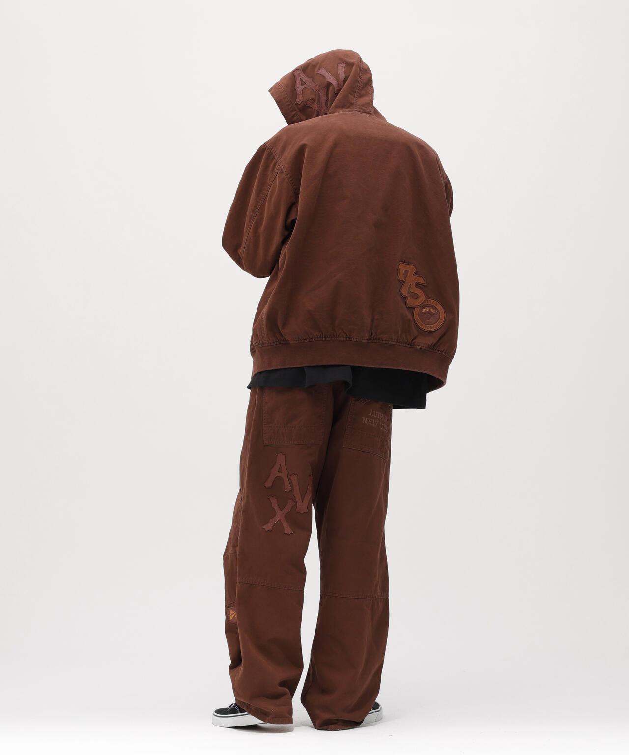 皮革貼片 DUCK HOOD JACKET 夾克