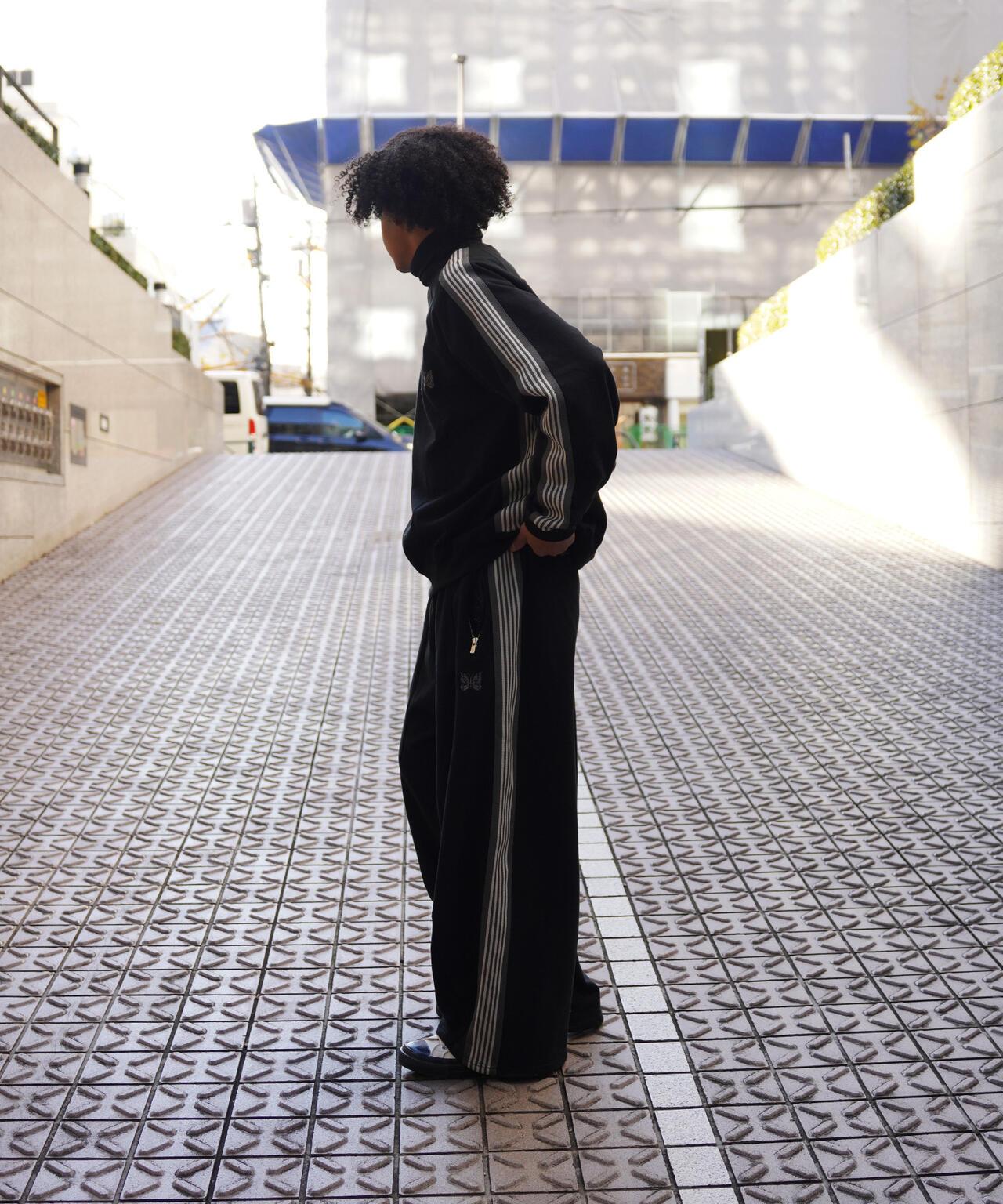 棉質針織圓領上衣 TRACK CREW NECK - COTTON JERSEY