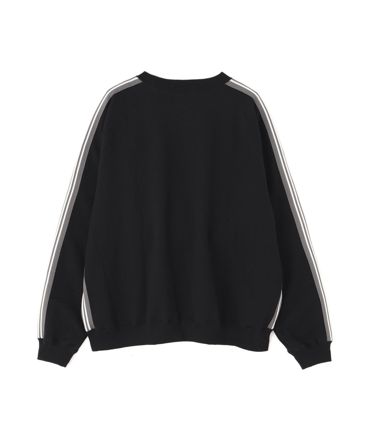 棉質針織圓領上衣 TRACK CREW NECK - COTTON JERSEY