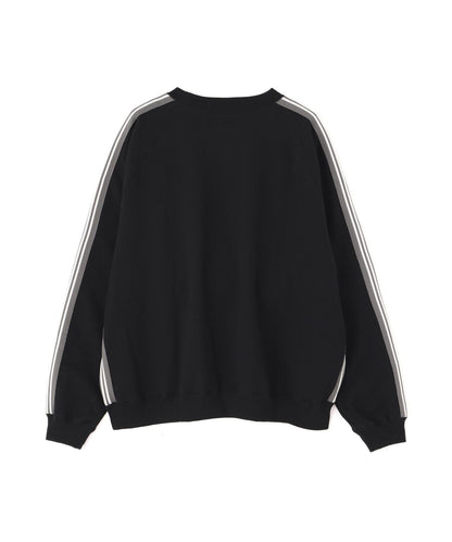 棉質針織圓領上衣 TRACK CREW NECK - COTTON JERSEY