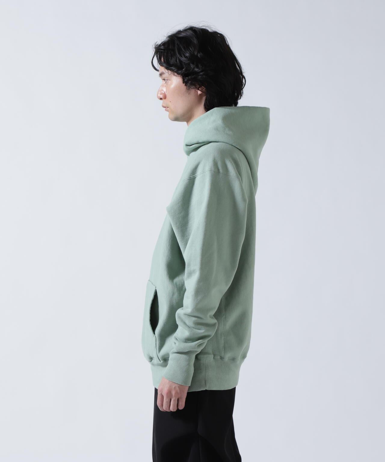 ATON NATURAL DYED URAKE 自然染色毛圈連帽衛衣