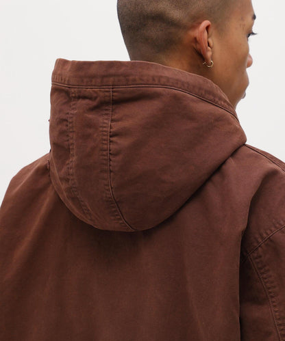 皮革貼片 DUCK HOOD JACKET 夾克
