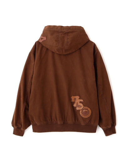 皮革貼片 DUCK HOOD JACKET 夾克