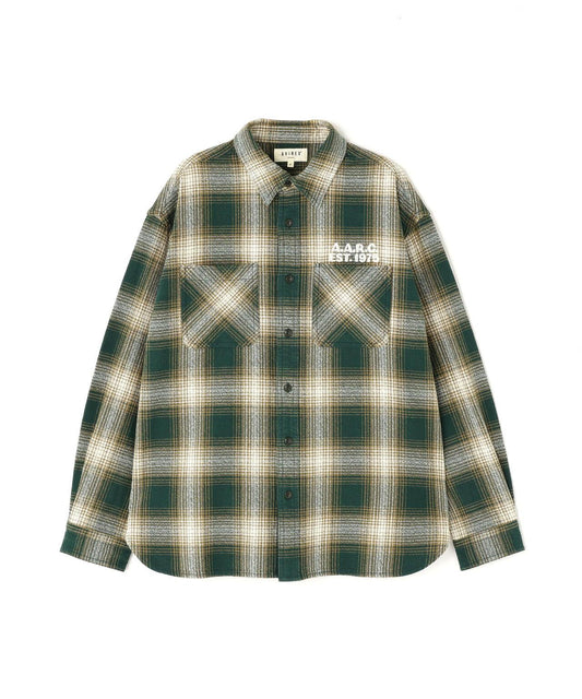 OMBRE CHECK SHIRT 漸變格紋襯衫